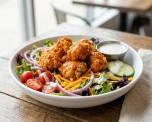 Buffallo Crispy Chicken Salad