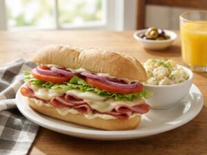 Ham & Cheese + Salad