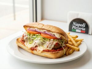 Meatball &Sausage Parmagiana +fries