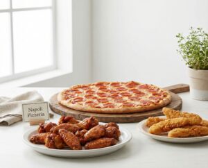 #17 - 14" Pizza + 1 Topping +10 Wings+ 5 Fingers
