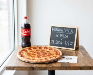 #9 - 16" Pizza +1 Topping + 20 Wings + (1) 2 Liter Soda