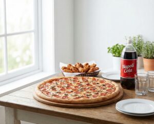 #5 - 24 " Cheese Pizza + 20 Wings + (1) 2 Liter Soda