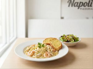 Shrimp & Chicken Fettuccini Alfredo