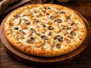 Chicken Alfredo Pizza